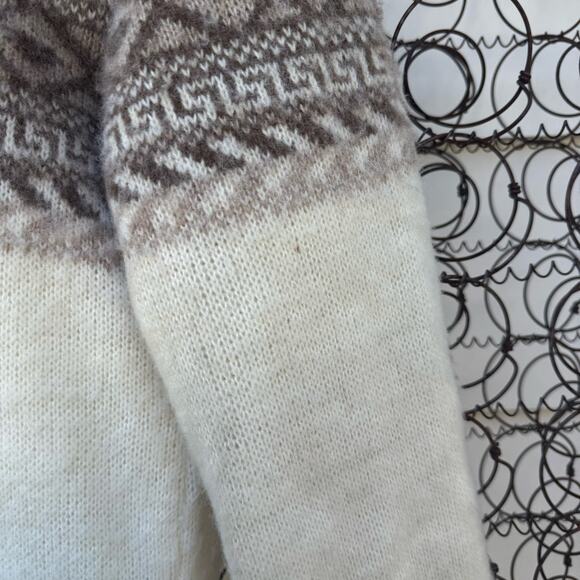 Vintage Outerbound HMS Jacket Boho Fair Isle Sheep Wool Zip Up Jacket MEDIUM - Picture 7 of 11